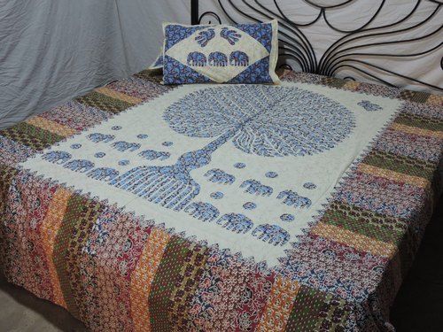 Shrink Resistance Printed Double Bed Sheet