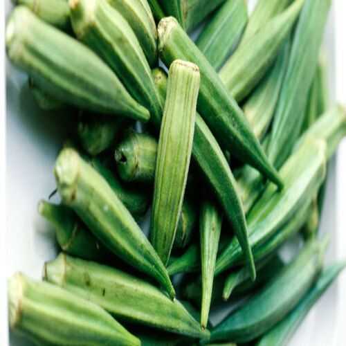 Healthy And Natural Fresh Green Okra Shelf Life: 1 Week