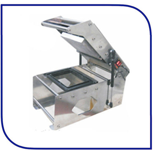 Silver Color Stainless Steel Material Tray Sealer Machine