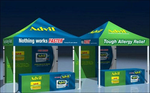 Fine Finish Waterproof Printed Promotional Gazebo