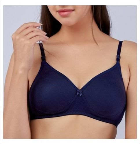 Padded Ladies Underwired Blue Bra