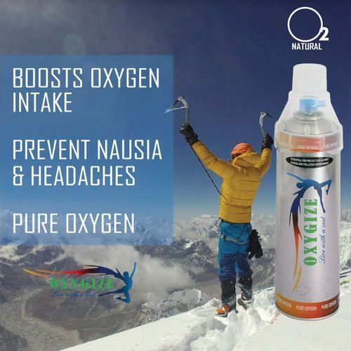 Oxygen Gas Can For Sports And Fitness