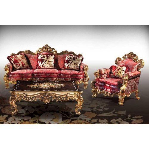 Handmade 4 Seater Antique Home Sofa Set