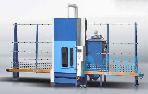 Auto Vertical Sandblasting Machine Model 2500Mm Dimension(L*W*H): 6800X1500X3300 Millimeter (Mm)