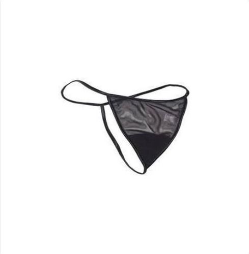 Cotton Ladies Black String Panty