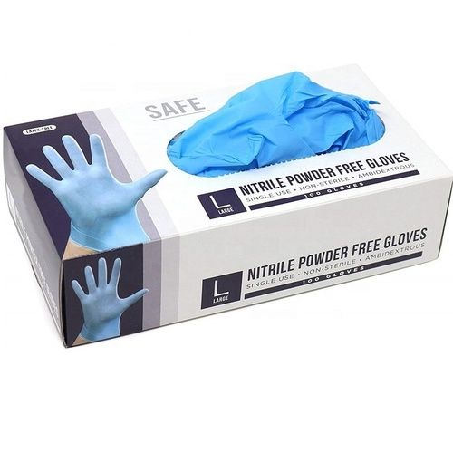 Customized 510K Nitrile Glove, Disposable Blue Nitrile Glove With Ce, Vglove