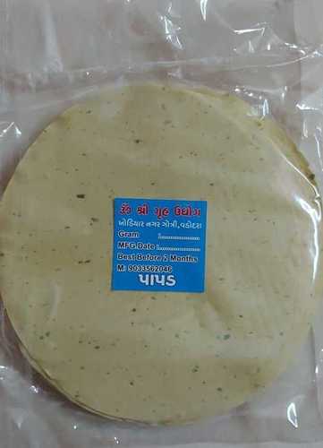 Natural Pure Garlic Papad Best Before: 3 Minutes