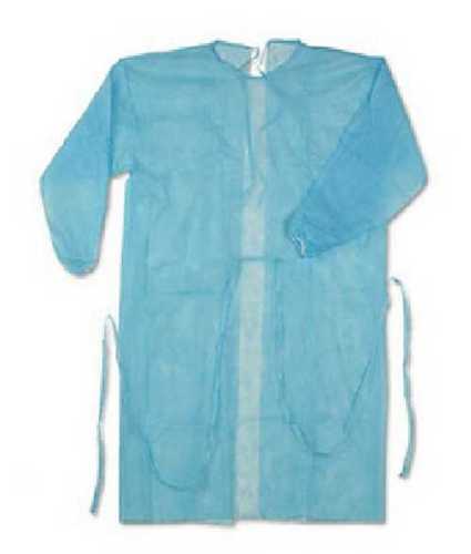 Blue Non Woven Disposable Medical Surgeon Gown