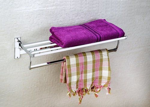 Ss Square Folding Towel Rack