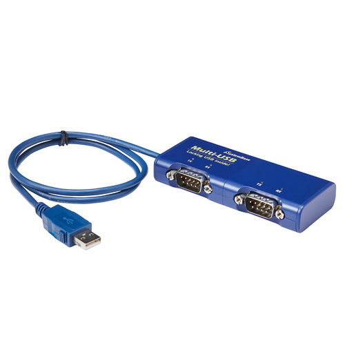 Systembase 2 Ports Usb To Serial Converter Rs232, Male Connector