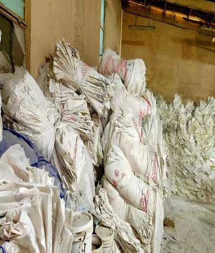 White Used Plastic Sugar Bags