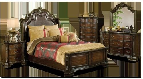Brow Color Wooden Bed