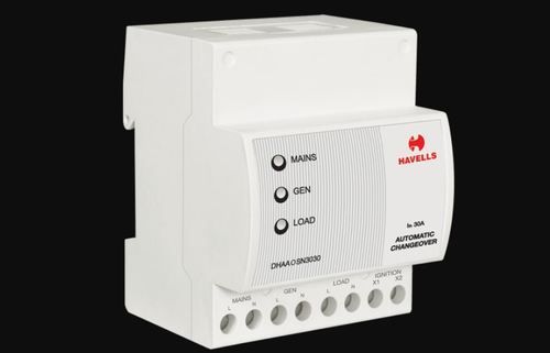 White Havells Automatic Changeover Switches