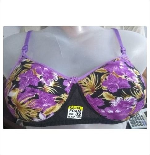 Ladies Printed Multicolour Bra