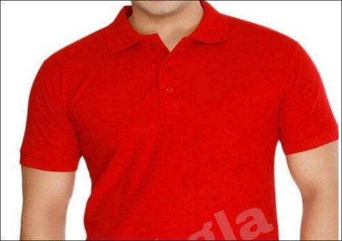 Mens Trendy Color Neck T-Shirts