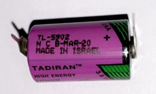 Tl-5902 Tadiran Cnc Machine Lithium Battery Nominal Voltage: 3.6 Volt (V)