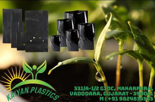 Black Nursery Grow Bag Dimensions: 51  Micromete (Micron)