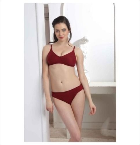 Buy Gopalvilla Women's Polyamide Push-Up Underwired Bra Panty Set