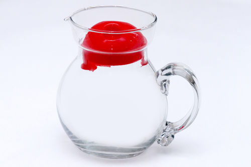 Transparent Glass Water Jug