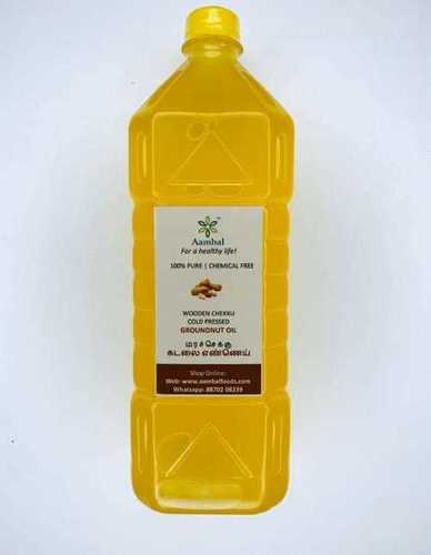 100% Pure Cold Pressed Groundnut Oil