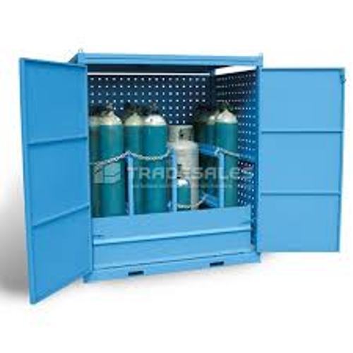 Polished Fire Resistant Gas Cylinder Storage Cabinet