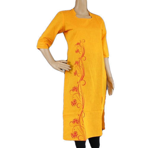 Mulicolor Formal Wear Cotton Ladies Kurti