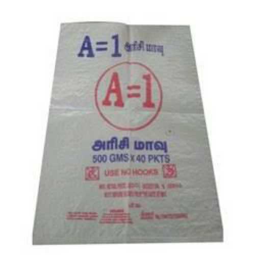 Non Woven White HDPE Rice Bags
