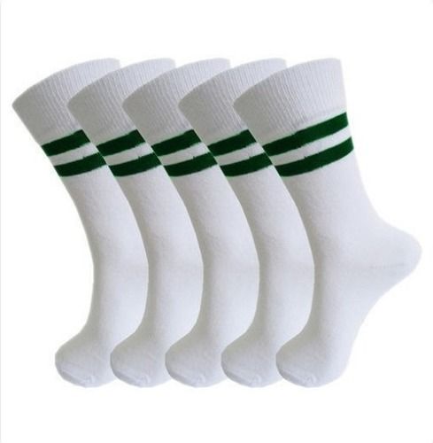 School Socks With Green Stripes Age Group: Children