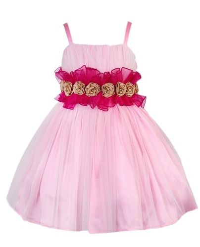 Sleeveless Kids Flower Dress