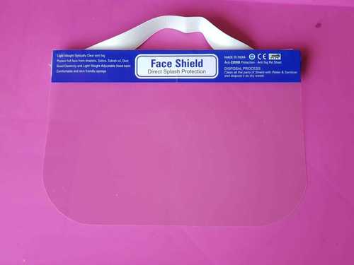 Transparent Protective Face Shield - Medical Grade, Boxed Packaging | Non-Disposable, Waterproof, Unisex Design for Hospital, Clinic, and Personal Use