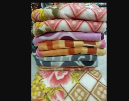 Multi Designer Polar Fleece Single Bed Blanket