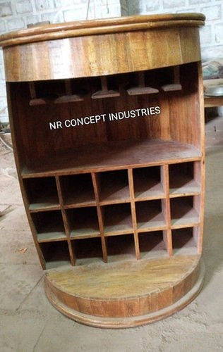 Wooden Antique Bar Cabinet