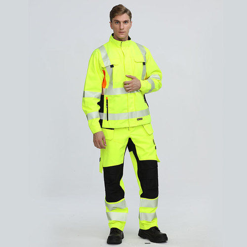 High Visibility Reflective Safety Construction Workwear Suit Gender: Male