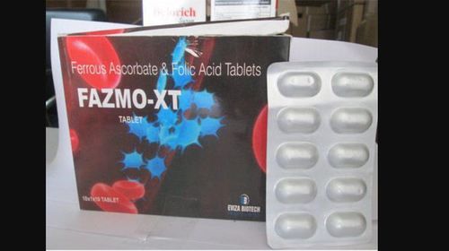 Fazmo XT Ferrous Ascorbate Folic Acid Tablets