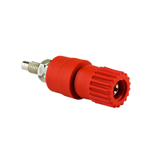 Red Banana Socket - Copper Inner, ABS Body, 4 MM Diameter | 30A Current, Suitable for Audio & Video Applications