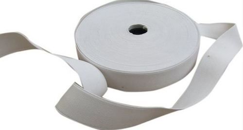 White Knitted Garment Elastic Tape