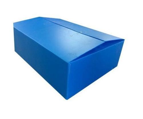 Blue Polypropylene Corrugated Packaging Boxes