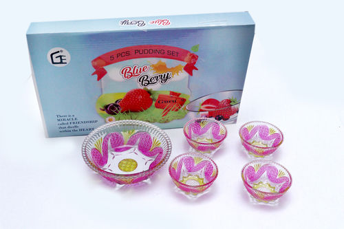 Designer Pink Pudding Set