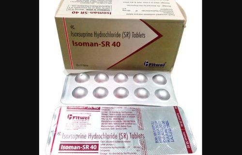 Isoman Sr 40 Isoxsuprine Hydrochloride Tablets General Medicines