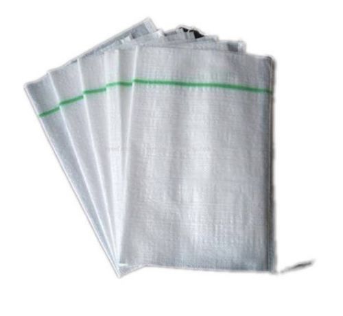 Moisture Proof Plain White Plastic Hdpe Woven Sack