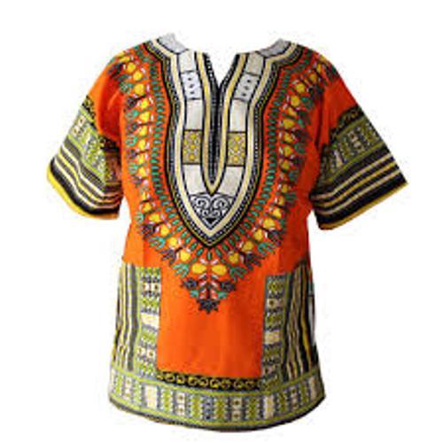 Washable Printed African Men Dashiki Shirt