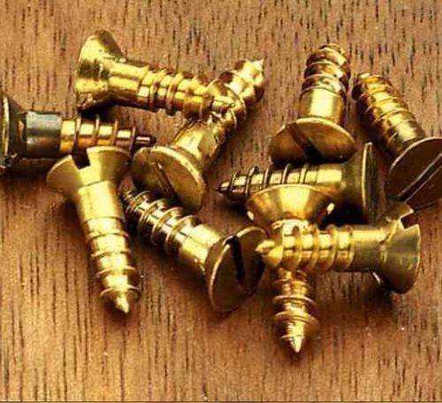 Golden Brass Metal Wood Screws