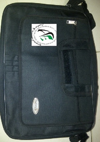 Black File Bag Plain