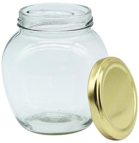 Transparent 350 Ml Matki Jar