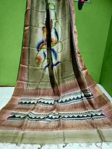 Zori Border Tussre Saree