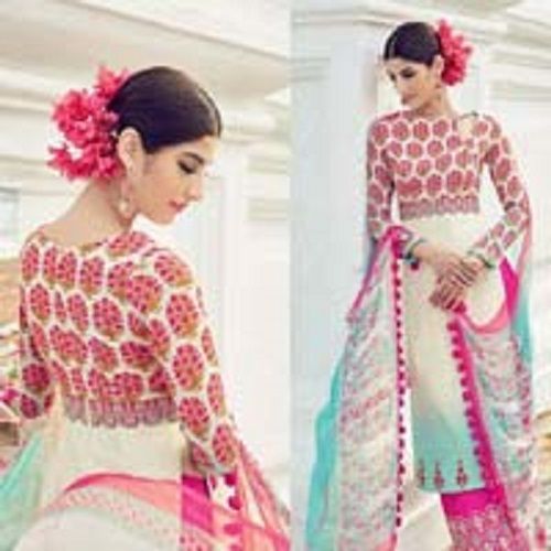 Various Colors Are Available Demure Multi Colour Digital Print Work Designer Suit