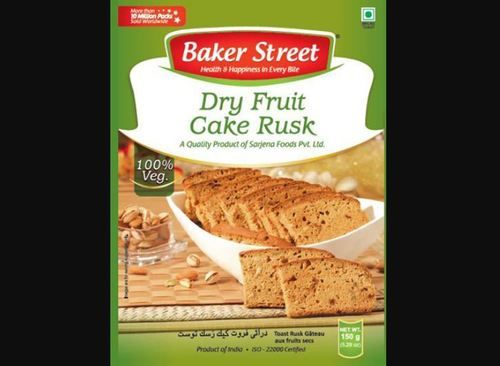 Indian Special Dry Fruit Cake Rusk Pack Size: Family Pack