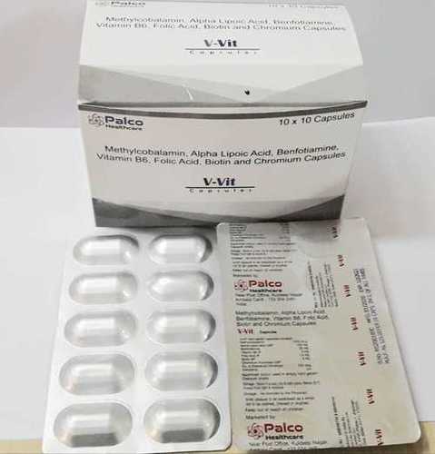 Methylcobalmin, Alpha Lipoic Acid, Benfotiamine, Vitamin B6, Folic Acid, Biotin & Chromium Capsules