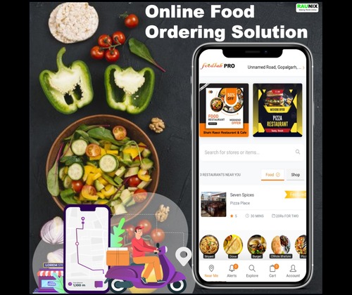 Online Food Ordering Solutions Services By Raunix Tech