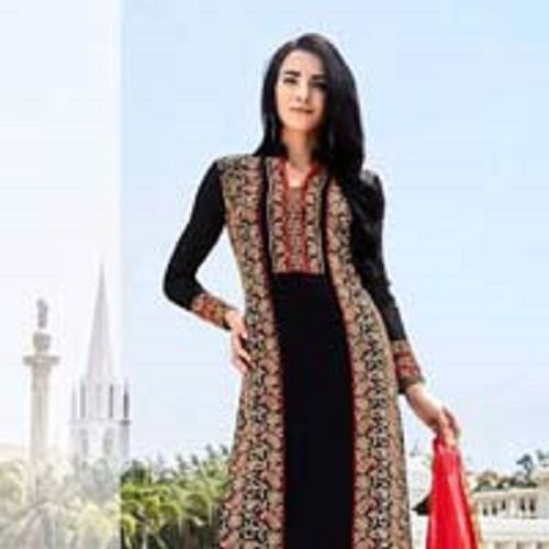 Refreshing Embroidered Work Georgette Designer Suit